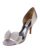 Badgley Mischka Satin Bow Accents Sandals