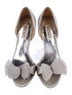 Badgley Mischka Satin Bow Accents Sandals
