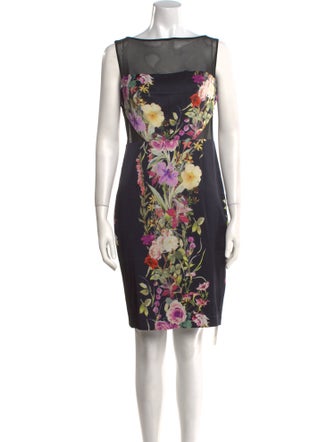 Badgley Mischka Silk Mini Dress