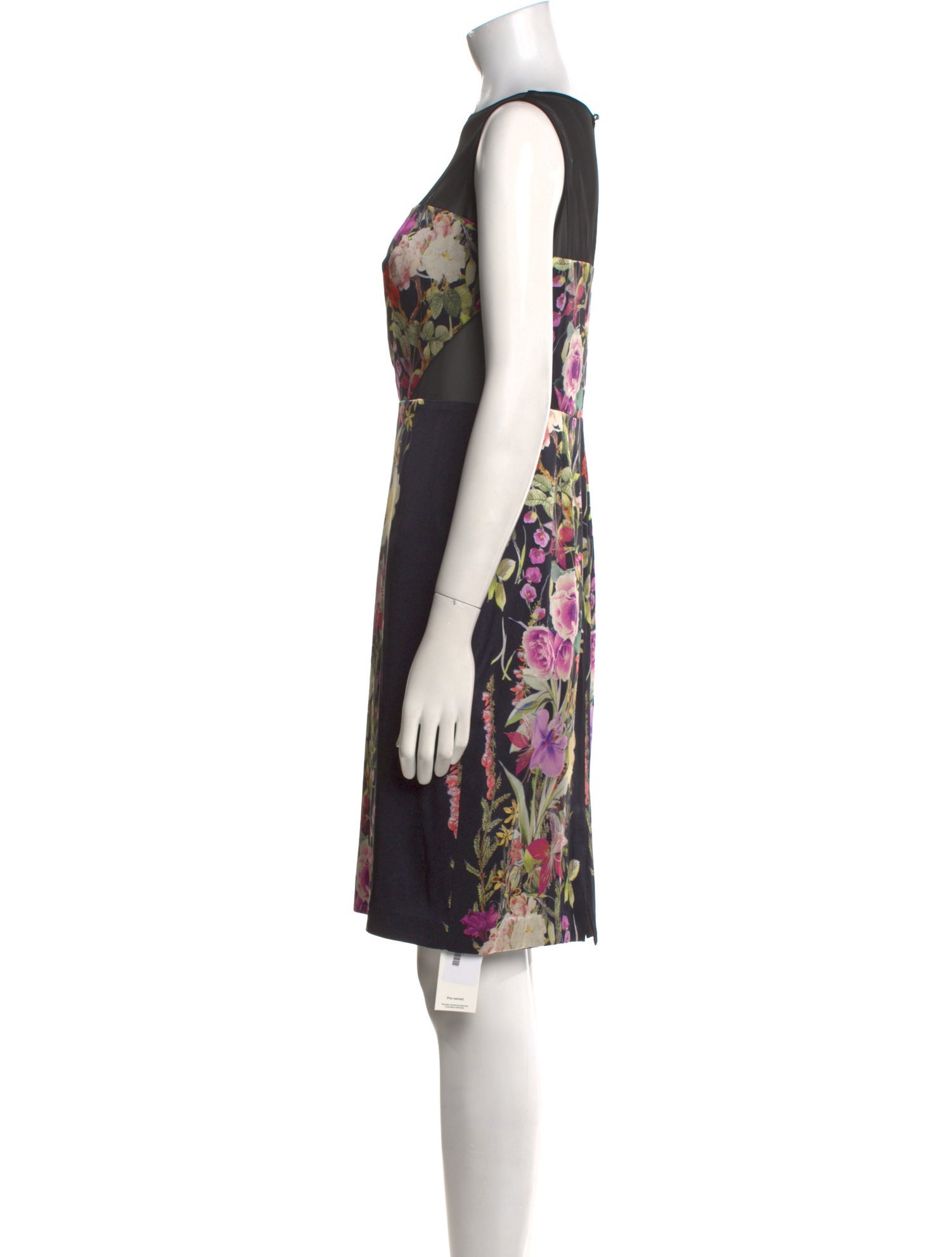 Badgley Mischka Silk Mini Dress