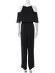 Badgley Mischka Off-The-Shoulder Jumpsuit