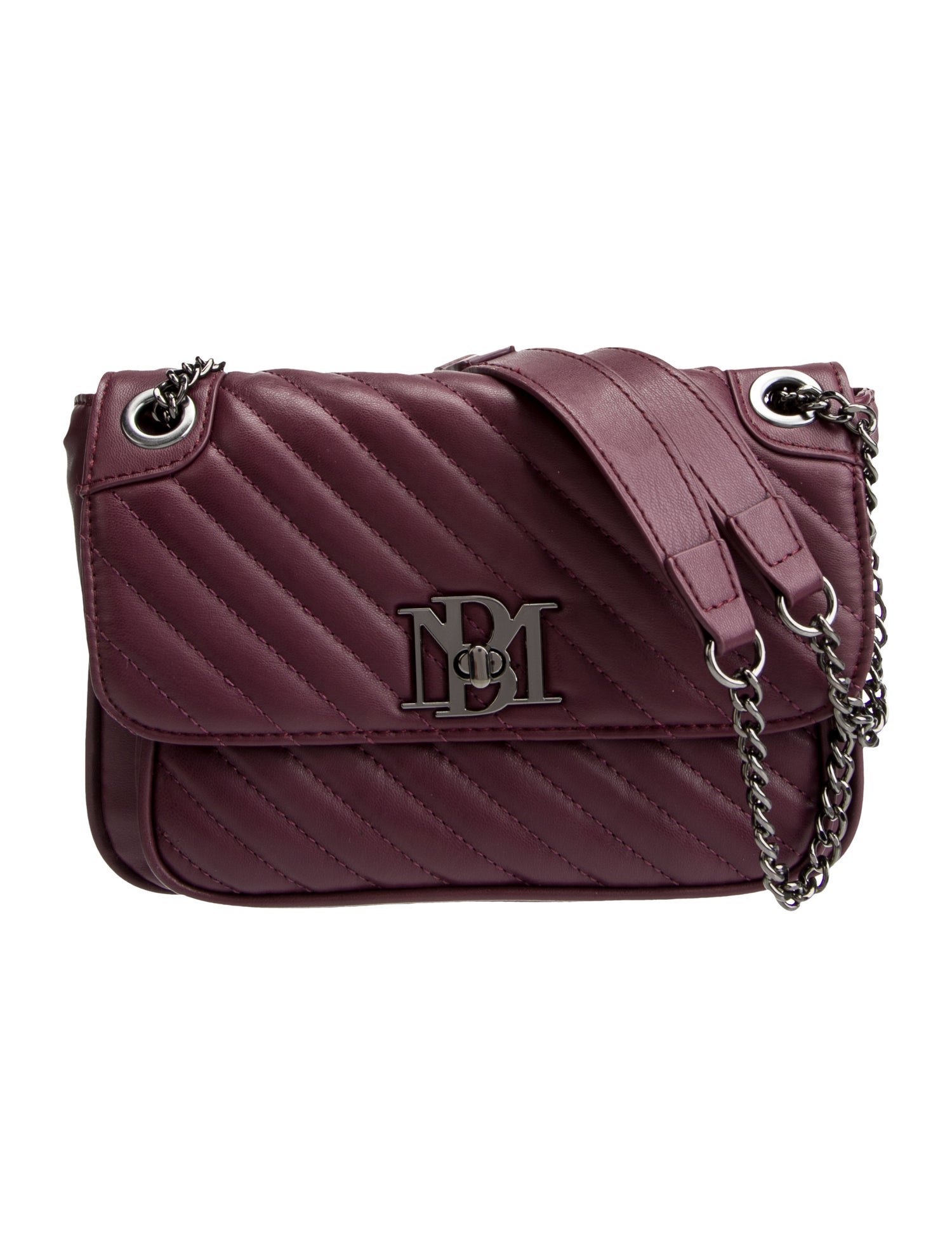 Badgley Mischka Leather Messenger Bag w/ Tags