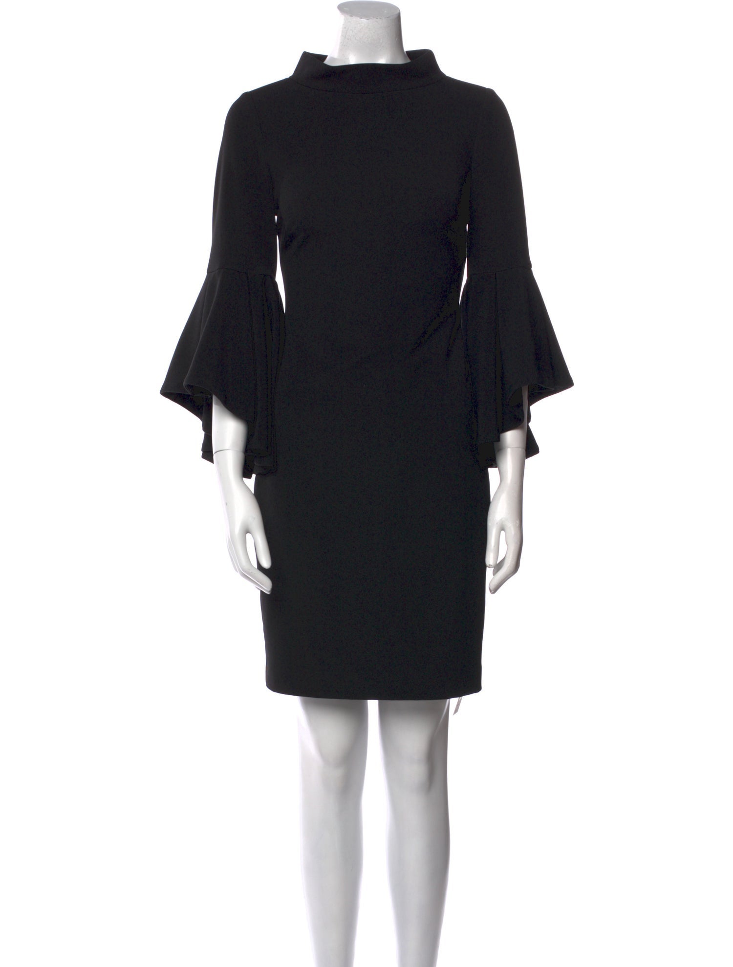 Badgley Mischka Mock Neck Mini Dress