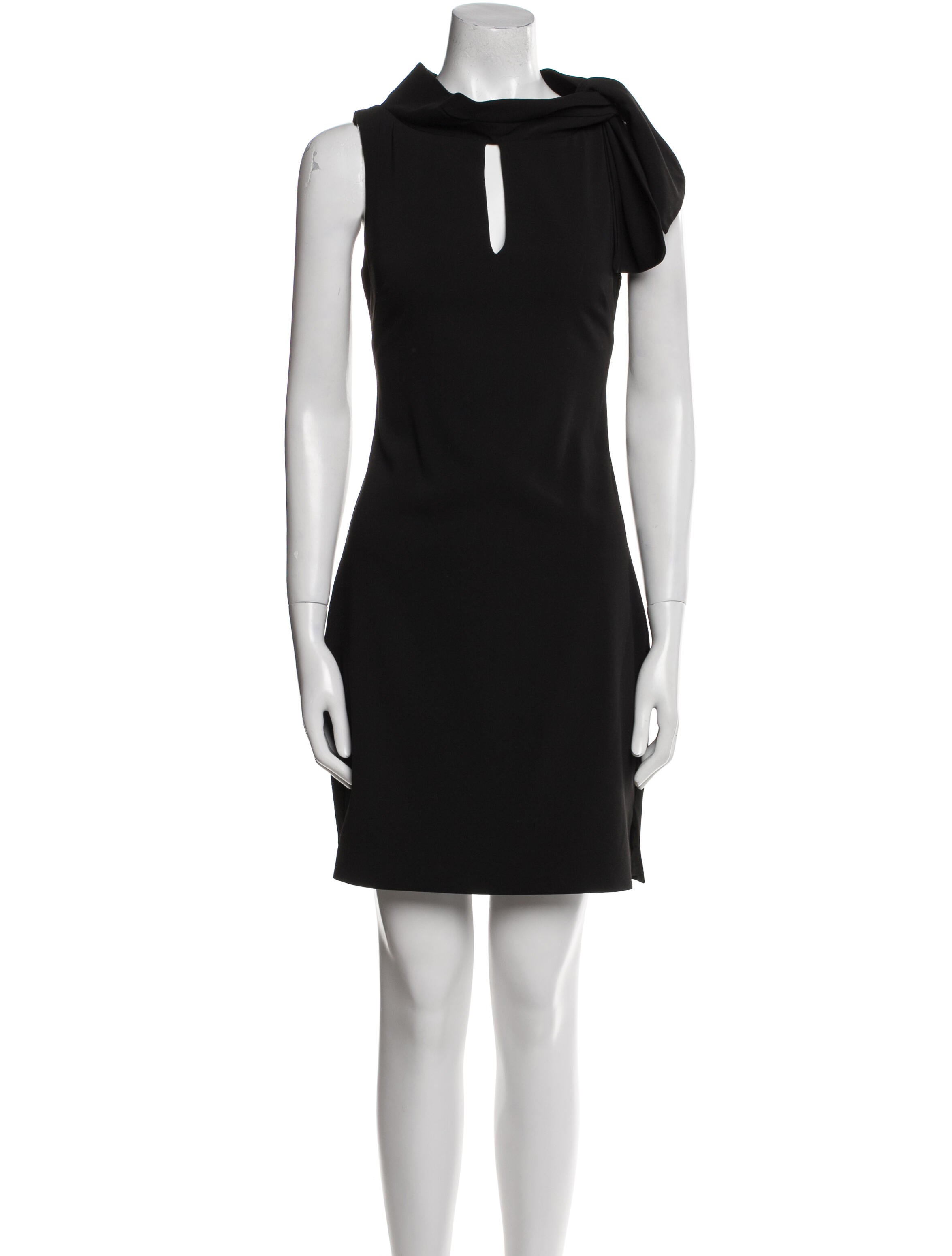 Badgley Mischka Mock Neck Mini Dress