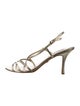 Badgley Mischka Leather Slingback Sandals