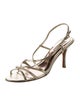 Badgley Mischka Leather Slingback Sandals