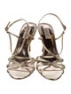 Badgley Mischka Leather Slingback Sandals