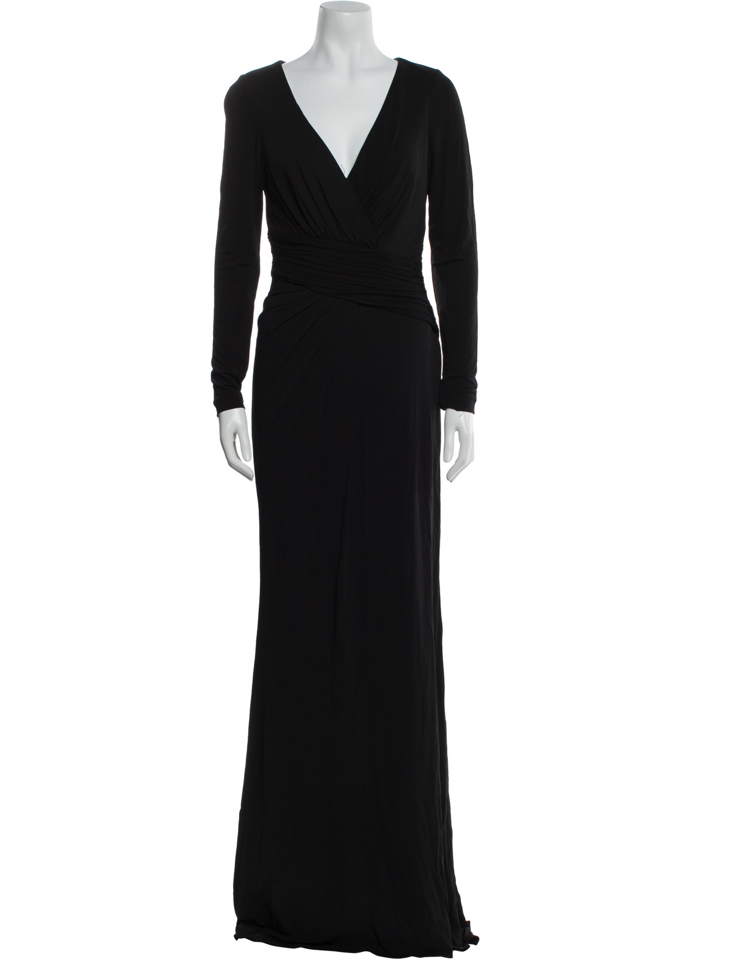 Badgley Mischka V-Neck Long Dress w/ Tags