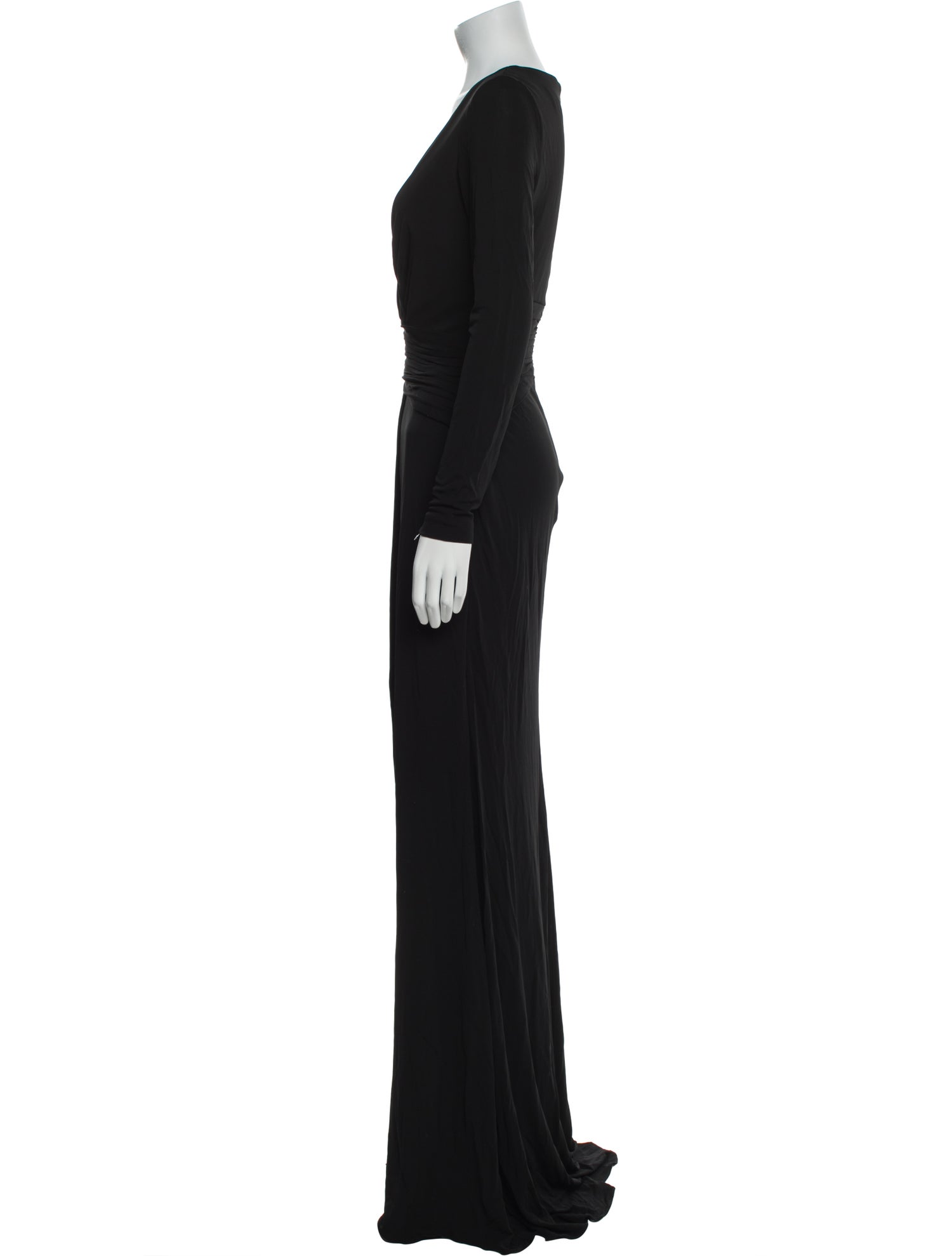 Badgley Mischka V-Neck Long Dress w/ Tags