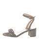 Badgley Mischka Glitter Patterned Sandals