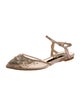 Badgley Mischka Mesh Floral Print Slingback Flats