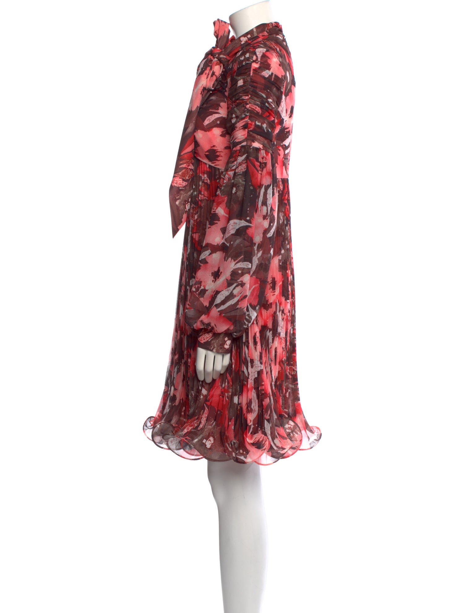 Badgley Mischka Floral Print Mini Dress