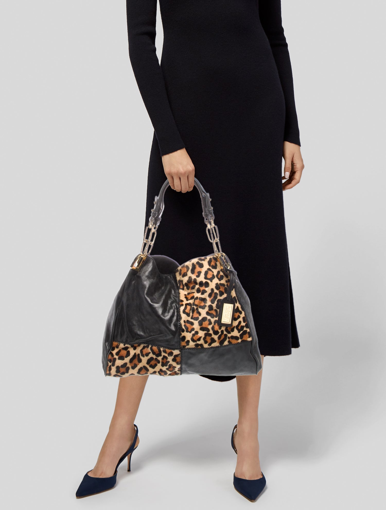 Badgley Mischka Leather Hobo