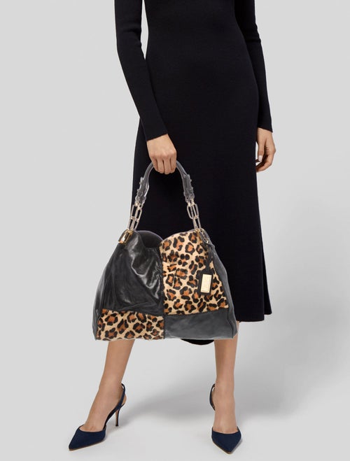 Badgley Mischka Leather Hobo