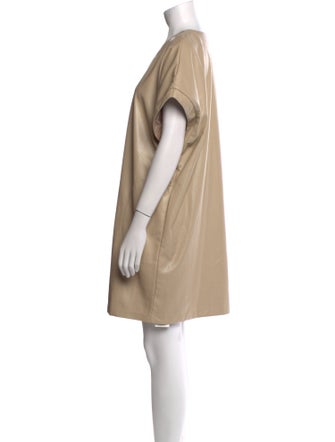 Badgley Mischka V-Neck Mini Dress