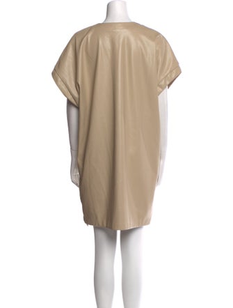 Badgley Mischka V-Neck Mini Dress