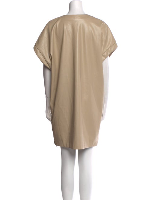 Badgley Mischka V-Neck Mini Dress