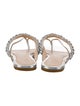 Badgley Mischka Glitter Slides
