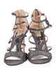 Badgley Mischka Glitter Sandals