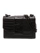 Badgley Mischka Embossed Leather Crossbody Bag