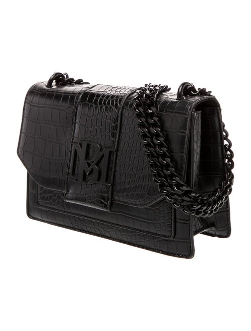 Badgley Mischka Embossed Leather Crossbody Bag