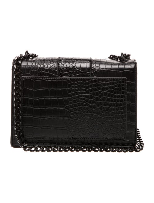 Badgley Mischka Embossed Leather Crossbody Bag