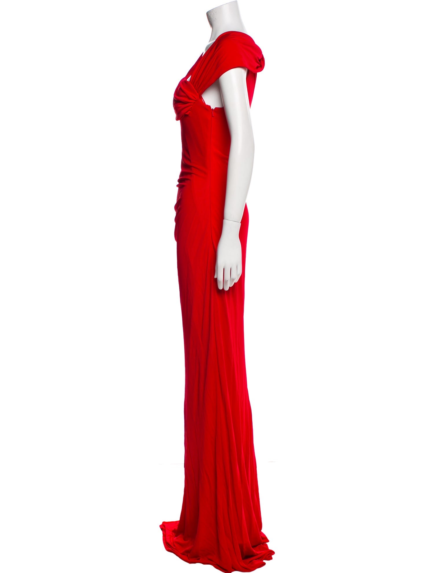 Badgley Mischka Cowl Neck Long Dress w/ Tags