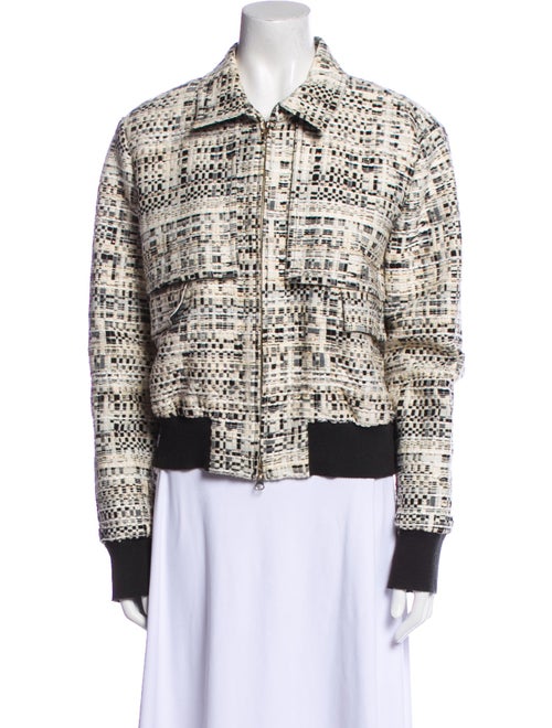Badgley Mischka Tweed Pattern Jacket