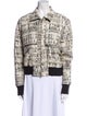 Badgley Mischka Tweed Pattern Jacket