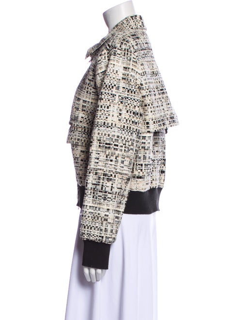 Badgley Mischka Tweed Pattern Jacket