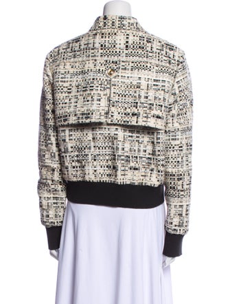 Badgley Mischka Tweed Pattern Jacket