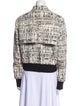 Badgley Mischka Tweed Pattern Jacket