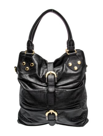 Badgley Mischka Leather Top Handle Bag