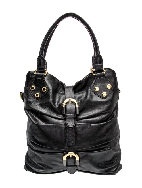 Badgley Mischka Leather Top Handle Bag