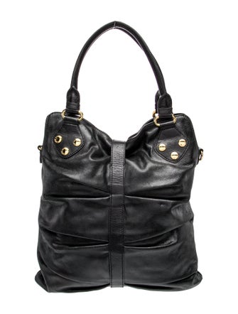 Badgley Mischka Leather Top Handle Bag