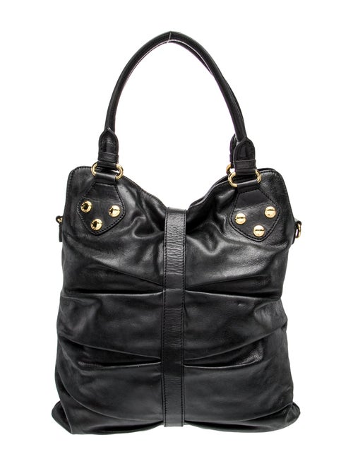 Badgley Mischka Leather Top Handle Bag
