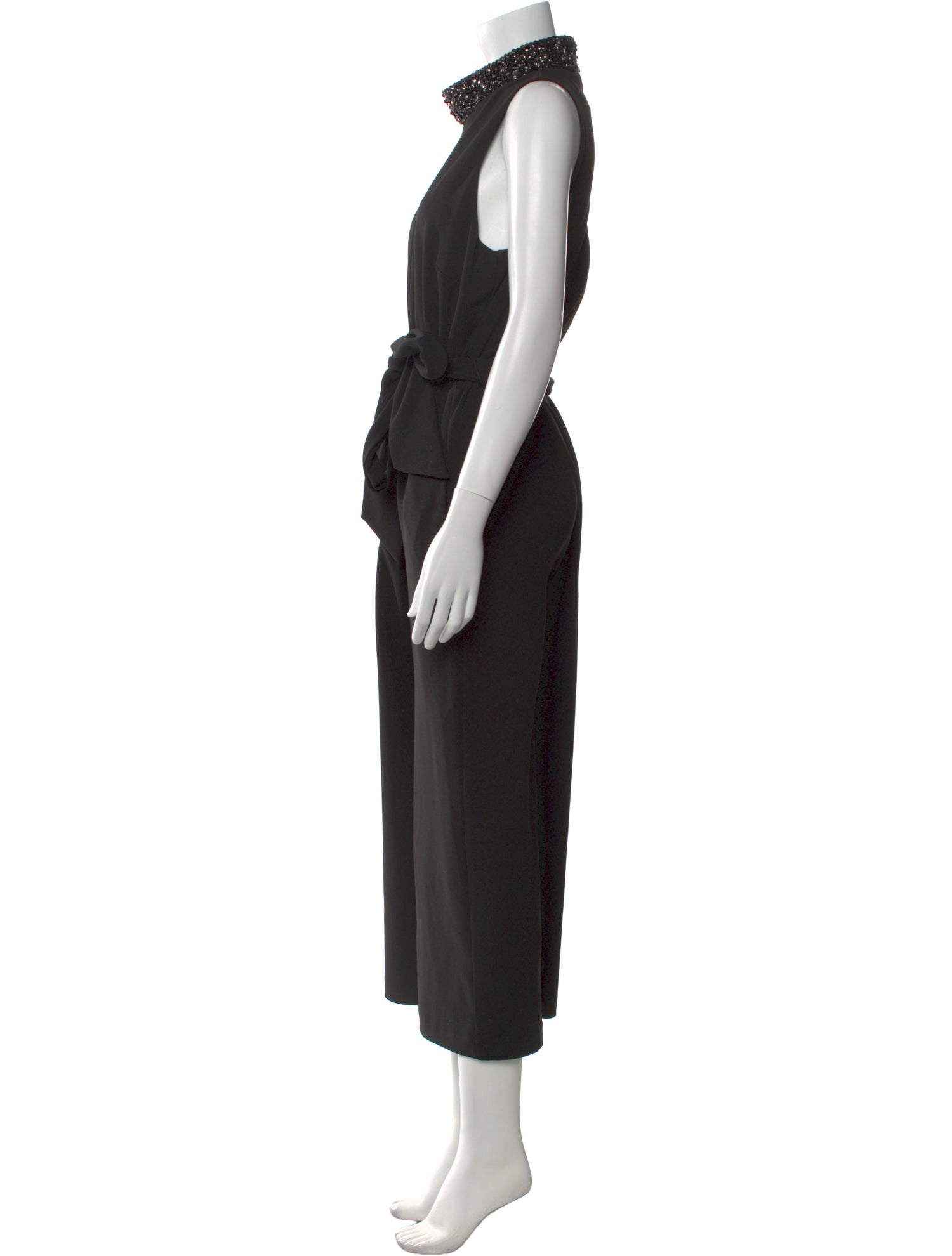 Badgley Mischka Mock Neck Jumpsuit