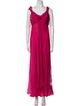 Badgley Mischka Silk Long Dress