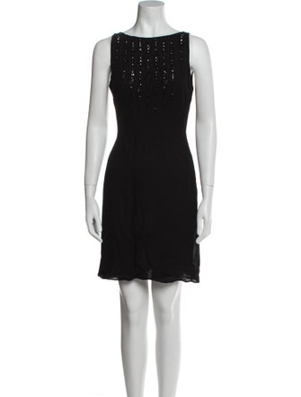 Badgley Mischka Silk Mini Dress