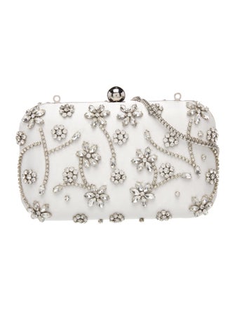 Badgley Mischka Satin Minaudière