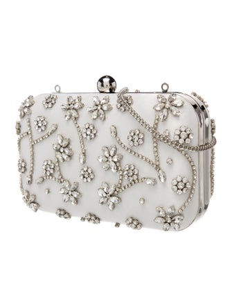Badgley Mischka Satin Minaudière