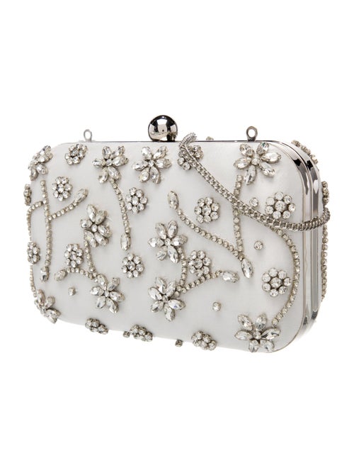 Badgley Mischka Satin Minaudière