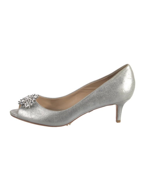 Badgley Mischka Crystal Embellishments Pumps