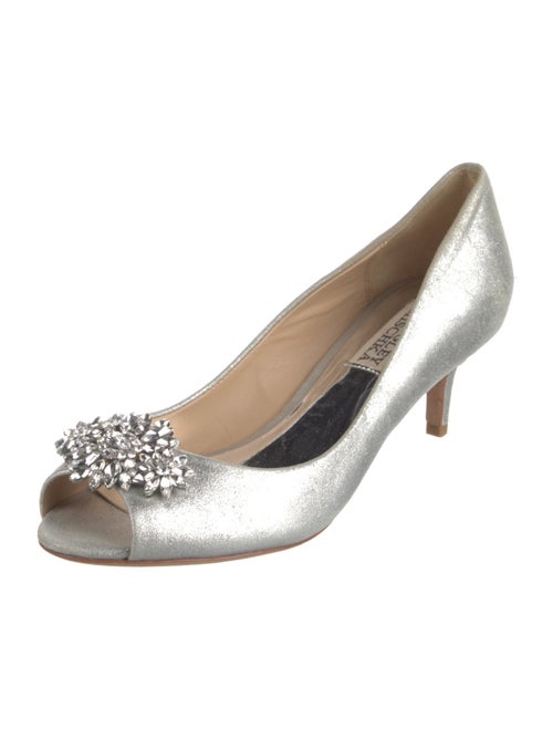 Badgley Mischka Crystal Embellishments Pumps