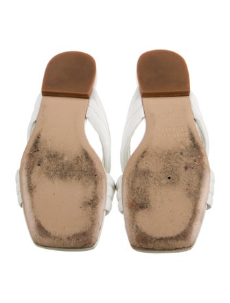 Badgley Mischka Leather Slides