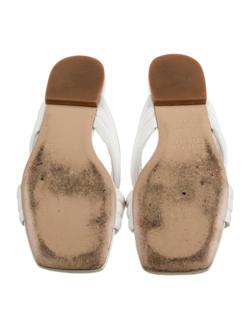 Badgley Mischka Leather Slides