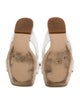 Badgley Mischka Leather Slides