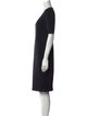 Badgley Mischka Scoop Neck Knee-Length Dress