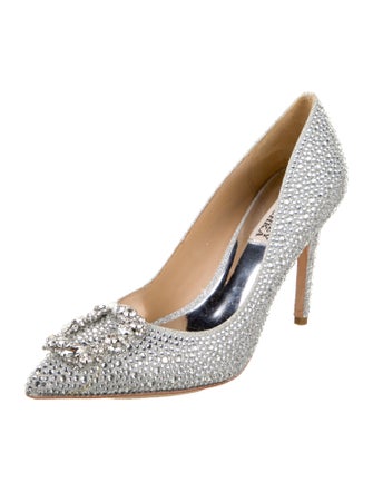 Badgley Mischka Crystal Crystal Embellishments Pumps