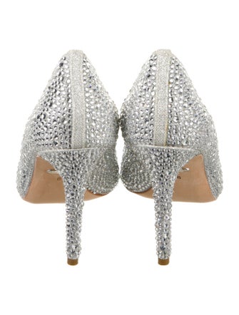 Badgley Mischka Crystal Crystal Embellishments Pumps